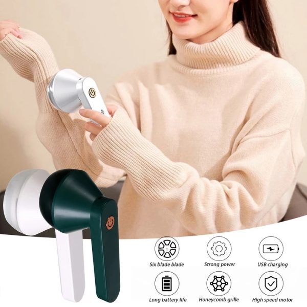 New Premium Electric USB Rechargeable Cloth Lint Remover For Winters (Random Colours) - Image 10