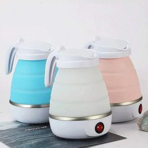 New Premium Foldable And Portable Electric Kettle For Travel And Home (Random Colours)