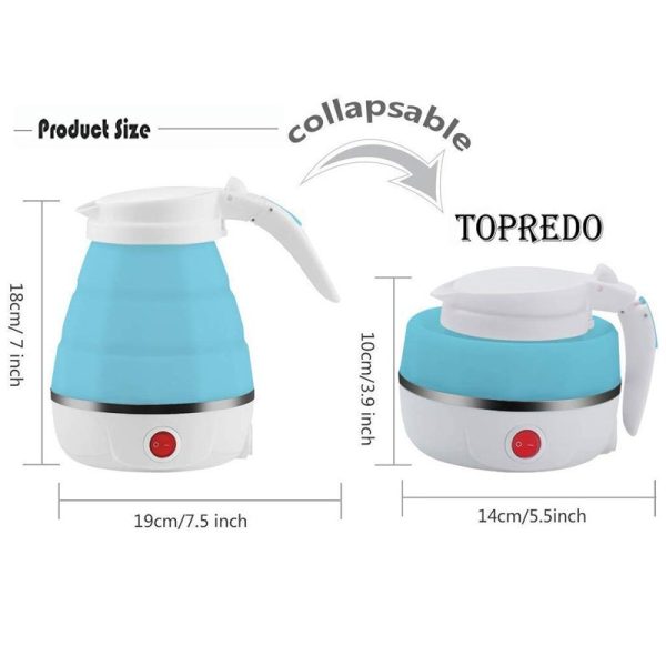 New Premium Foldable And Portable Electric Kettle For Travel And Home (Random Colours) - Image 6