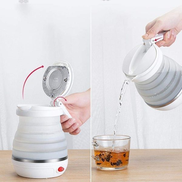 New Premium Foldable And Portable Electric Kettle For Travel And Home (Random Colours) - Image 5