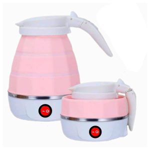 New Premium Foldable And Portable Electric Kettle For Travel And Home (Random Colours)